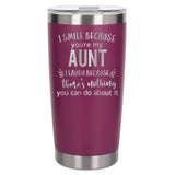 Dark Pink Thermal Metal Coffee Cup