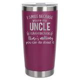Dark Pink Thermal Metal Coffee Cup