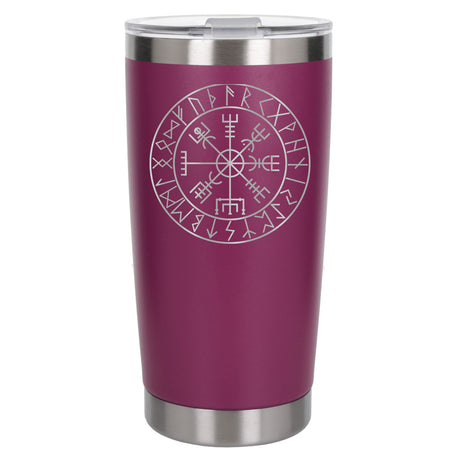 Dark Pink Thermal Metal Coffee Cup