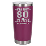 Dark Pink Thermal Metal Coffee Cup