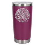Dark Pink Thermal Metal Coffee Cup