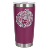 Dark Pink Thermal Metal Coffee Cup