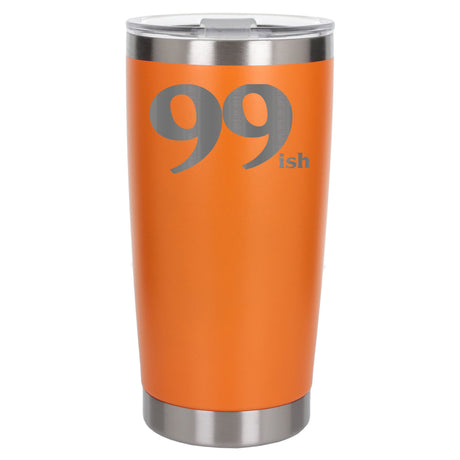 Orange Thermal Metal Coffee Cup