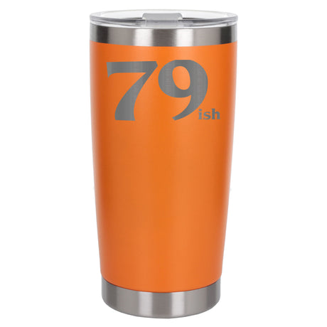 Orange Thermal Metal Coffee Cup