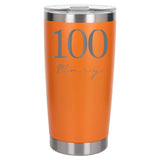 Orange Thermal Metal Coffee Cup