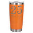 Orange Thermal Metal Coffee Cup