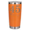 Orange Thermal Metal Coffee Cup