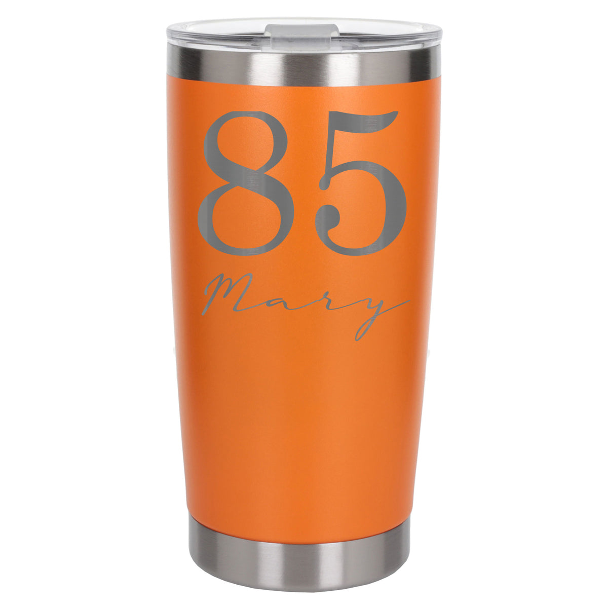 Orange Thermal Metal Coffee Cup
