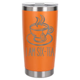 Orange Thermal Metal Coffee Cup