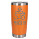 Orange Thermal Metal Coffee Cup