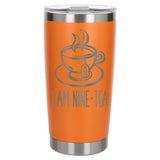 Orange Thermal Metal Coffee Cup