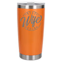 Orange Thermal Metal Coffee Cup