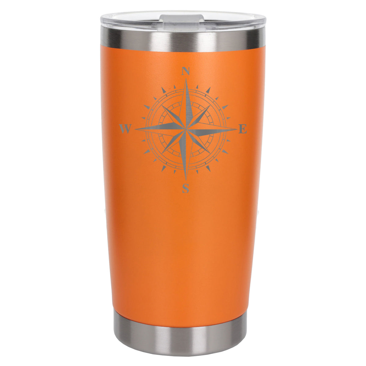 Orange Thermal Metal Coffee Cup