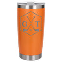 Orange Thermal Metal Coffee Cup