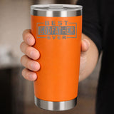 Orange Thermal Metal Coffee Cup
