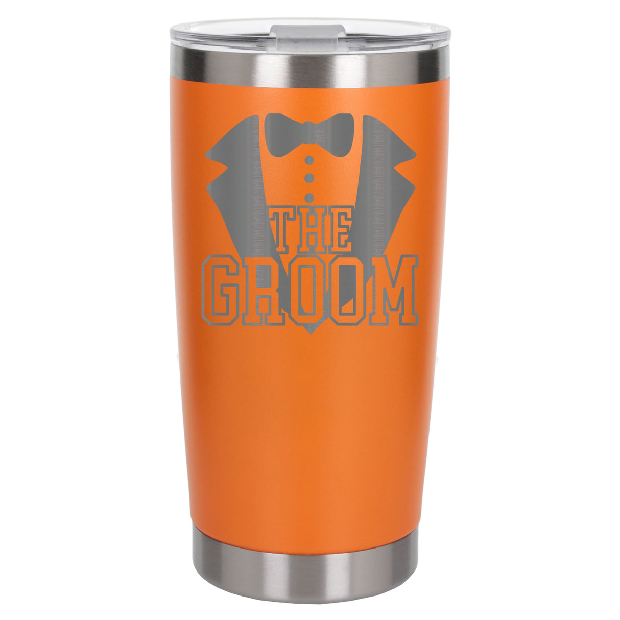 Orange Thermal Metal Coffee Cup