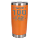 Orange Thermal Metal Coffee Cup