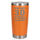 Orange Thermal Metal Coffee Cup
