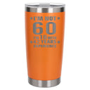 Orange Thermal Metal Coffee Cup