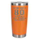 Orange Thermal Metal Coffee Cup