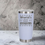 White Thermal Metal Coffee Cup