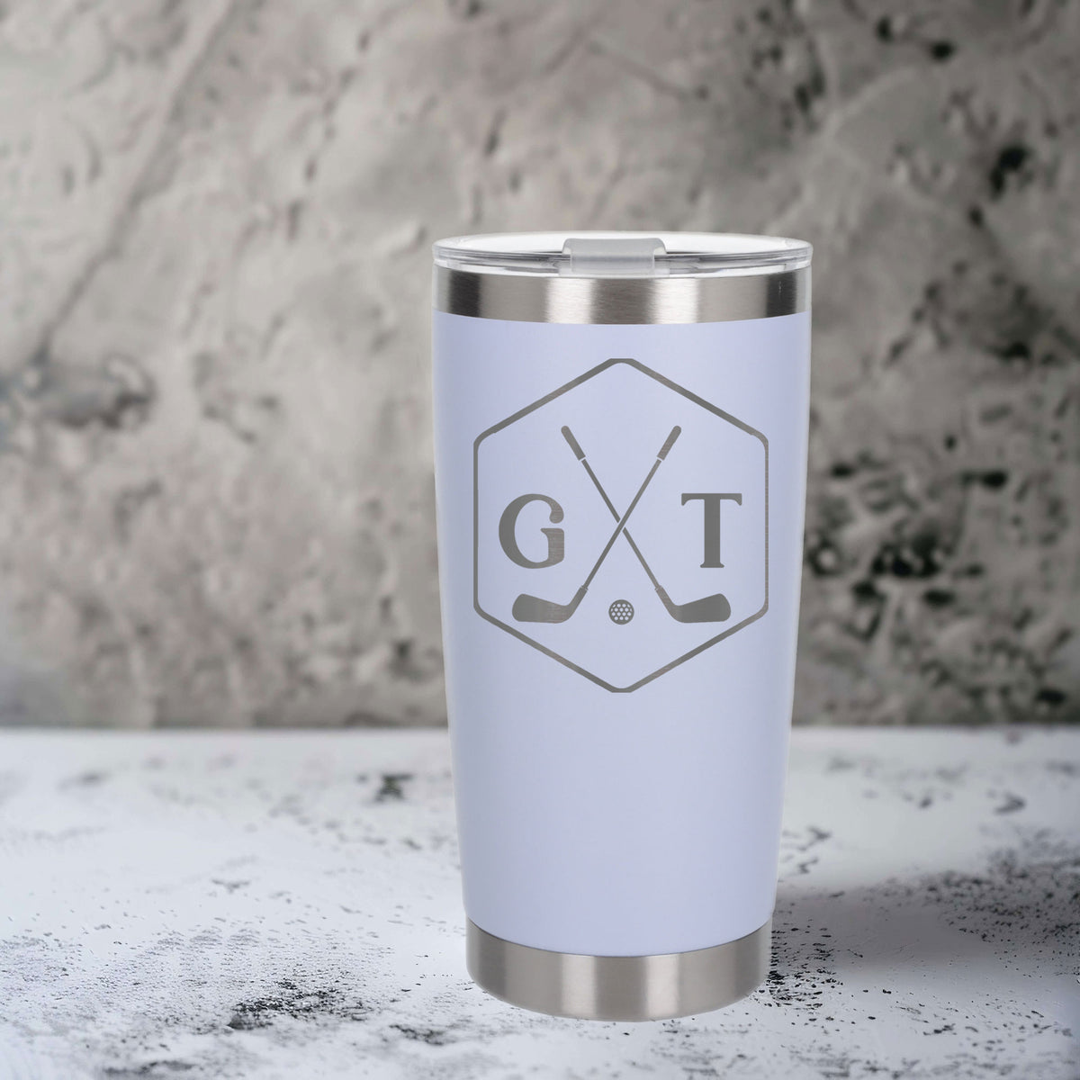 White Thermal Metal Coffee Cup