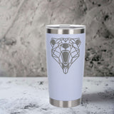 White Thermal Metal Coffee Cup
