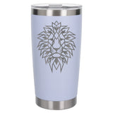 White Thermal Metal Coffee Cup