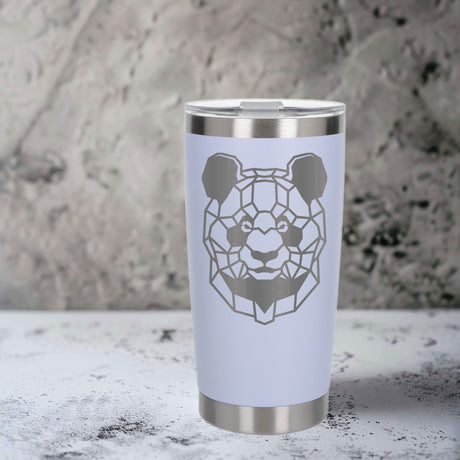 White Thermal Metal Coffee Cup
