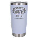 White Thermal Metal Coffee Cup