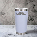 White Thermal Metal Coffee Cup