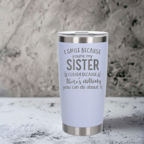 White Thermal Metal Coffee Cup