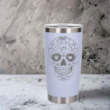 White Thermal Metal Coffee Cup
