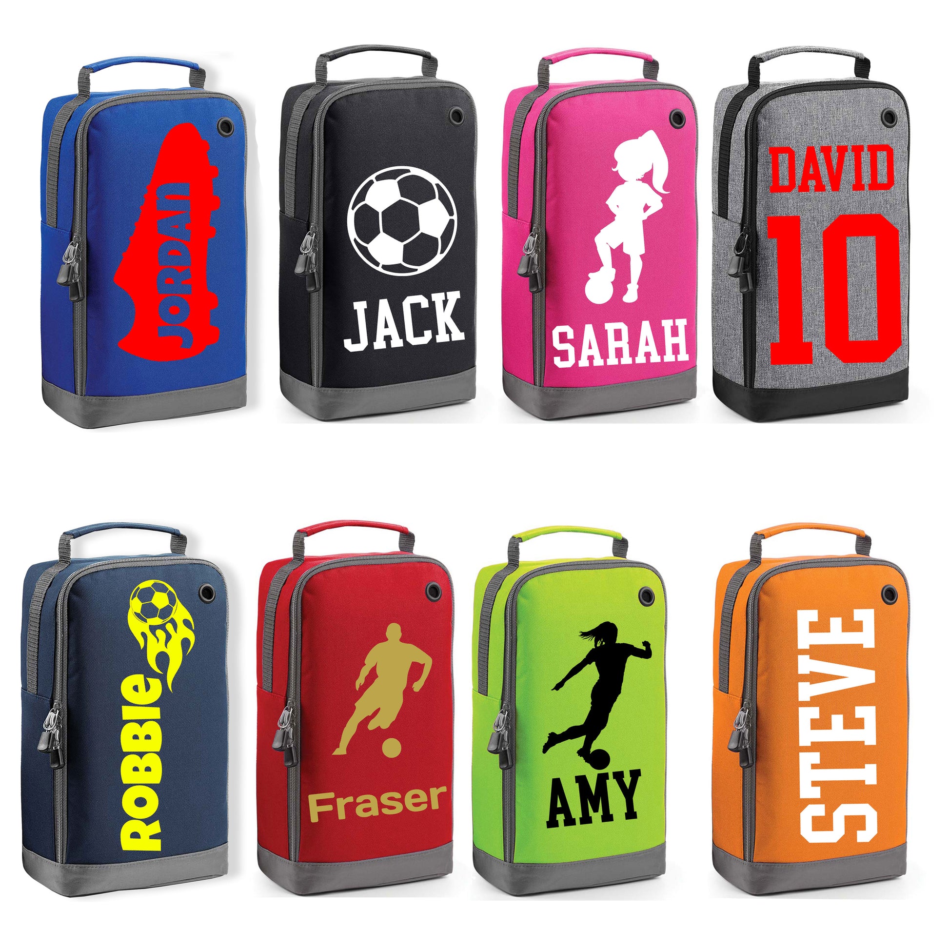 Personalised Football Boot Bag with Design & Name  - Always Looking Good -   