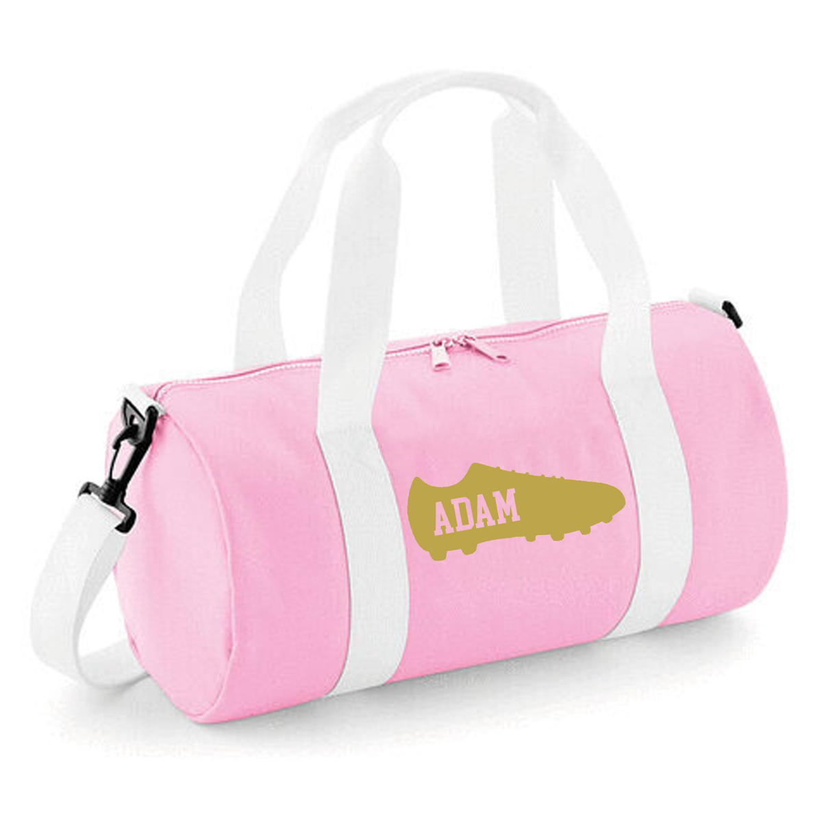 Personalised Football Boot Barrel Bag | Kids Sports Holdall with Name