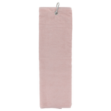Personalised Lawn Bowls Towel – Tri-Fold with Name & Carabiner Clip
