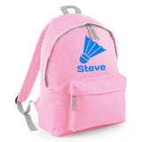 Personalised Badminton Backpack | Kids School Bag with Name