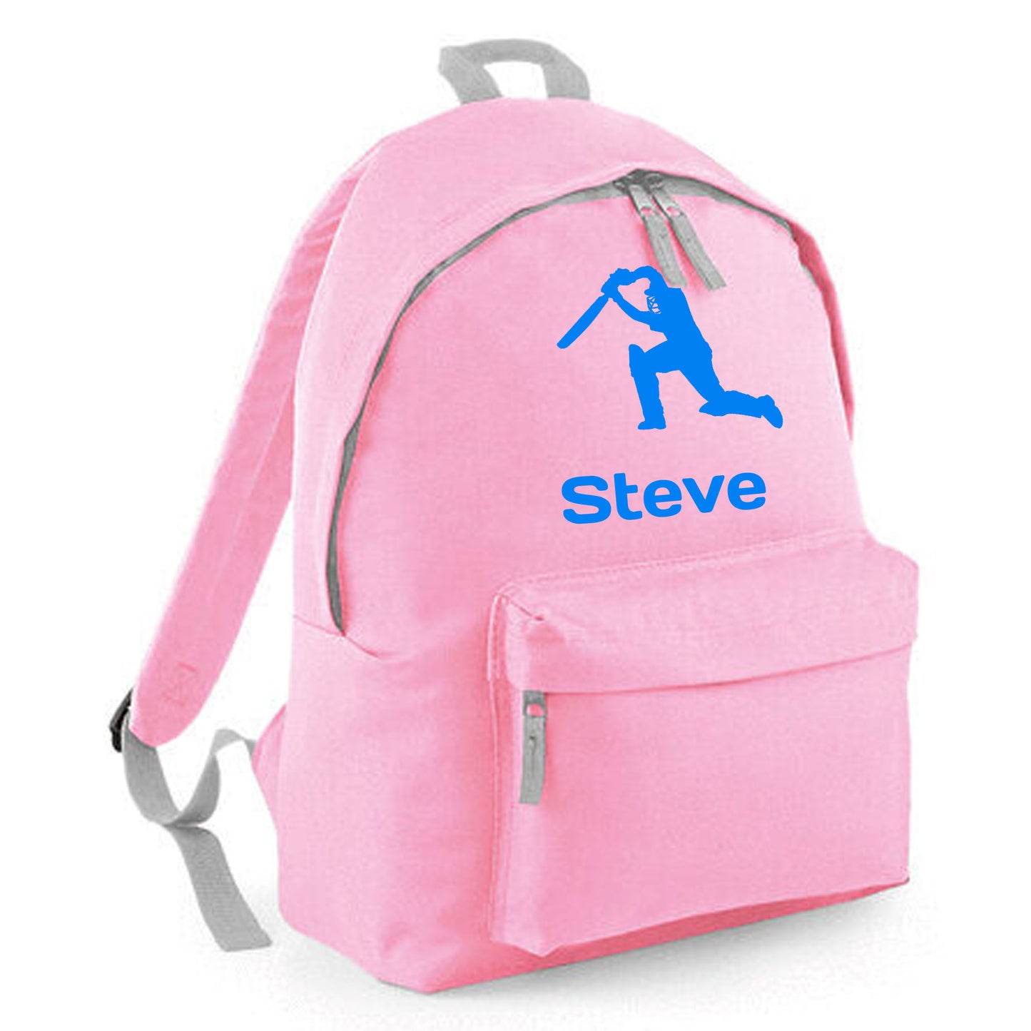 Personalised Cricket Backpack, Kids Rucksack with Name & Design