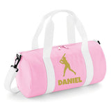 Personalised Baseball Barrel Bag | Kids Sports Holdall with Name