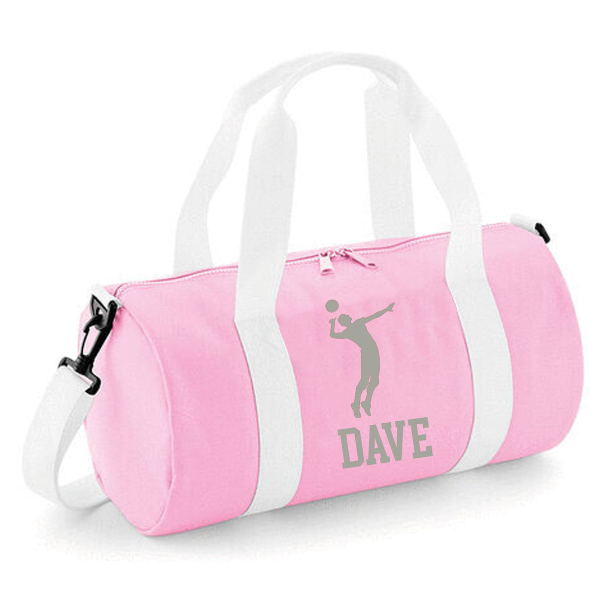 Personalised Volleyball Barrel Bag | Kids Sports Holdall with Name