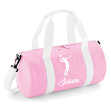 Personalised Volleyball Barrel Bag | Kids Sports Holdall with Name