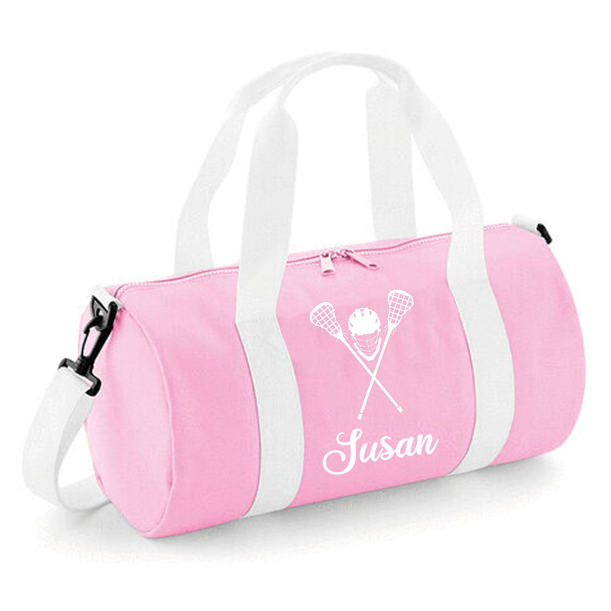 Personalised Lacrosse Barrel Bag | Kids Sports Holdall with Name