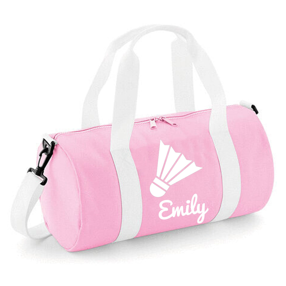 Personalised Badminton Barrel Bag | Kids Sports Holdall with Name