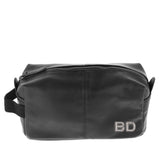 Personalised Leather Wash Bags for Men NU Leather Toiletry Bag
