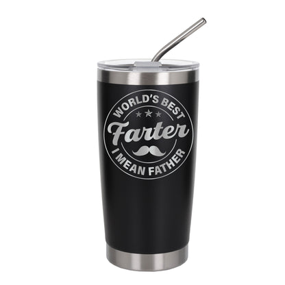 Personalised Best Farter I Mean Father Thermal Cup for Birthday Present