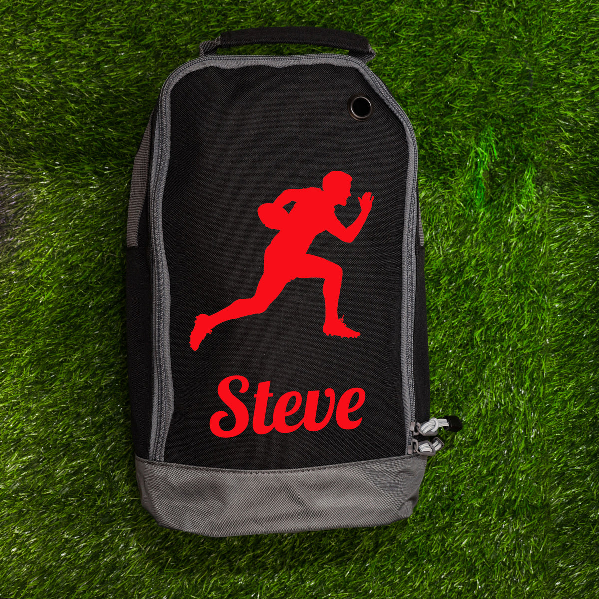 Rugby Boot Bag or Shoe Bag – Personalised with Name | Rugby Player Design