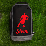 Football Boot Bag or Shoe Bag – Personalised with Name | Footballer Design