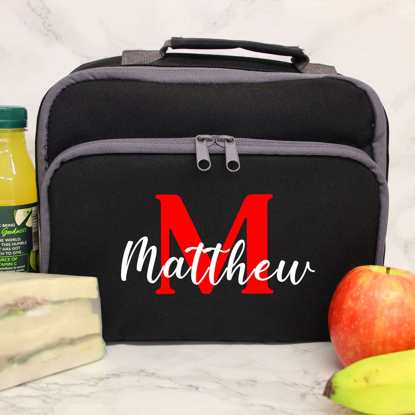 Personalised Lunch Bag with Name Childs School Lunch Box  - Always Looking Good -   