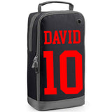 Football Boot Bag or Shoe Bag – Personalised with Name & Number