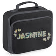 Personalised Childrens Lunch Bag in Heart-themed Design  - Always Looking Good -   - Black  